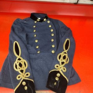 Ralph Lauren denim & supply military style jacket with gold trim.